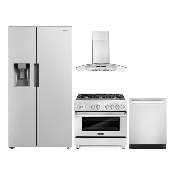 Cosmo Builtin Fully Integrated Freestanding Side By Side Refrigerator